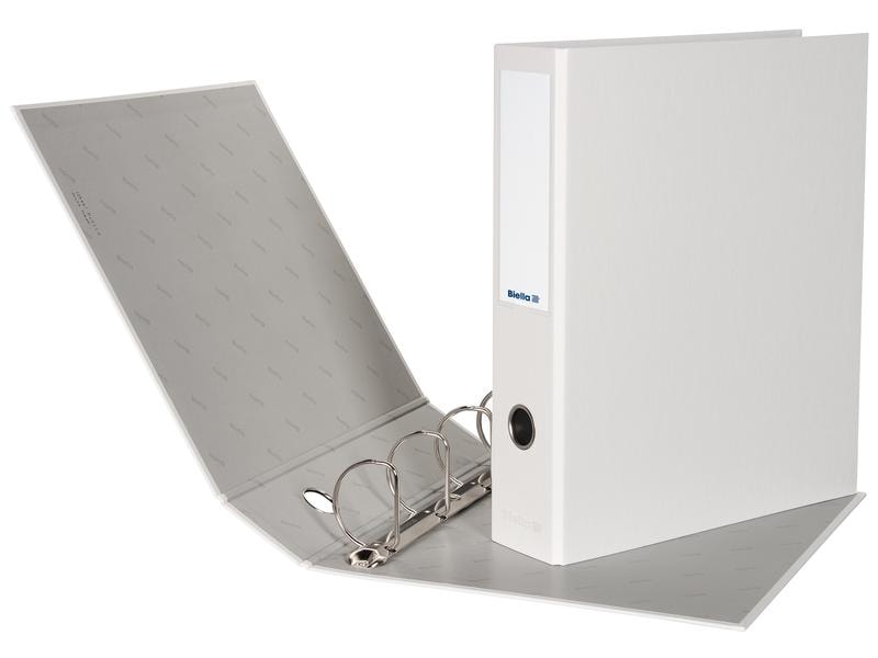 Biella Couverture de présentation Dinor-Quatro A4 7 cm Blanc