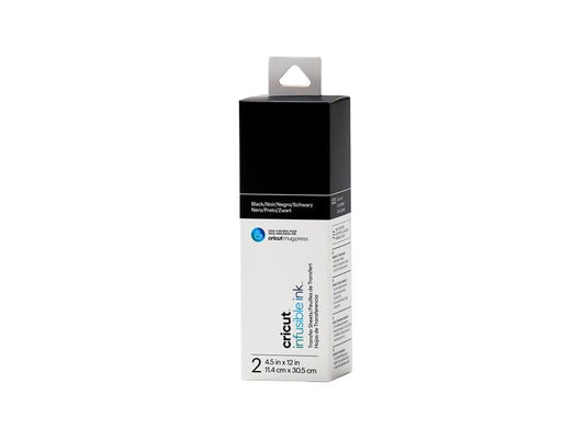 Cricut Film thermocollant Joy Infusible Ink 2 pièces, noir