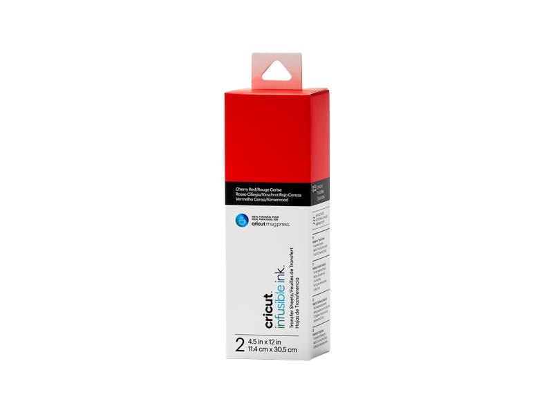 Cricut Film thermocollant Joy Infusible Ink 2 pièces, Rouge