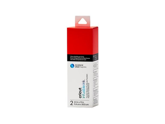 Cricut Film thermocollant Joy Infusible Ink 2 pièces, Rouge