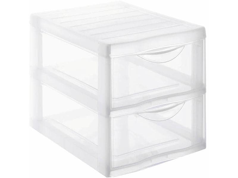 Sundis Boîte à tiroirs A4 Oragamix Transparent
