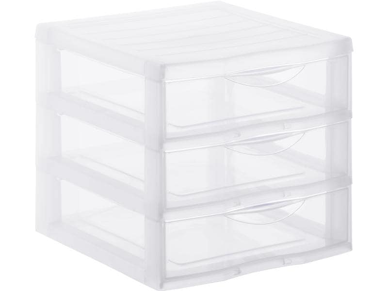 Sundis Boîte à tiroirs A6 Orgamix Transparent