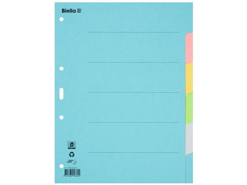 Biella Registre A4 Carton 6 pièces