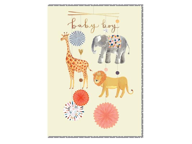 Cart Carte de félicitations Baby Boy 12 x 17 cm
