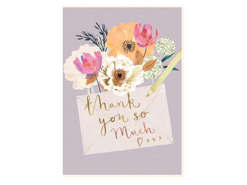 Cart Carte de remerciement Thank you so much.. 12 x 17 cm