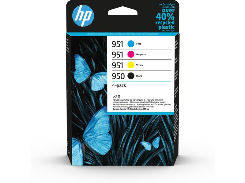 HP Combo Pack No. 950 + 951 (Encre 6ZC65AE) C/M/Y/BK