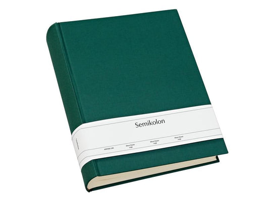 Semikolon Album photo Classic Large 24.5 cm x 30.5 cm Vert foncé