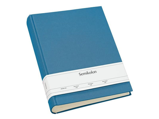 Semikolon Album photo Classic Large 24.5 cm x 30.5 cm Bleu