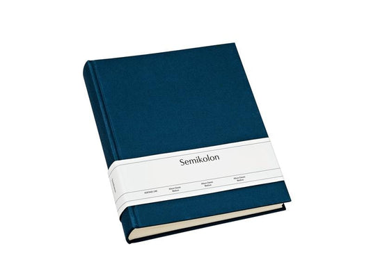 Semikolon Album photo Classic Medium 21.6 cm x 25.5 cm Bleu marine