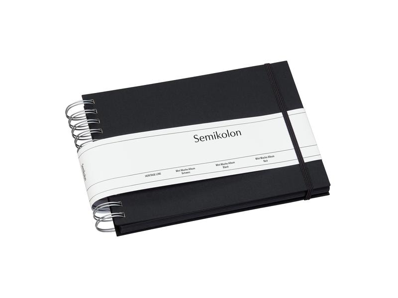 Semikolon Album photo Mini Mucho Noir. Pages noires