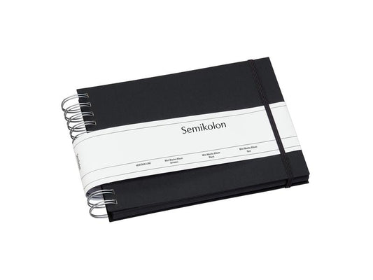 Semikolon Album photo Mini Mucho Noir. Pages noires