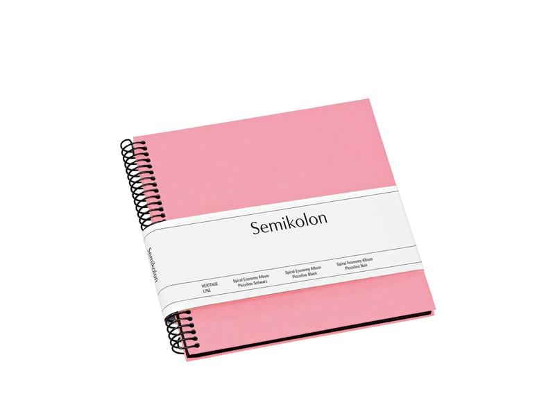 Semikolon Album photo 17 x 17 cm Rose, 20 pages noires