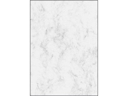 Sigel Papier à motif Papier marbré A4, 200 g, 50 feuilles, gris