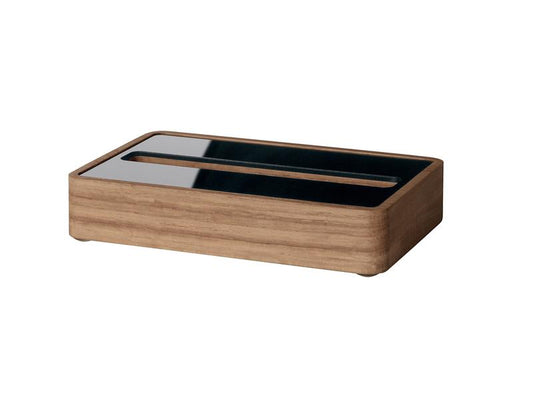 Sigel Étui à cartes de visite 1-fois, noir/marron