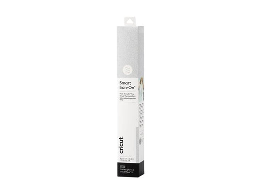 Cricut Film thermocollant Smart Glitter 33 x 91 cm, 1 pièce, argent