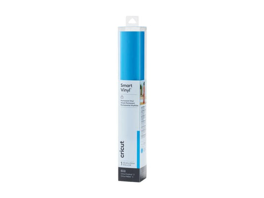 Cricut Film de vinyle Smart Matt Permanent 33 x 91 cm, Bleu clair