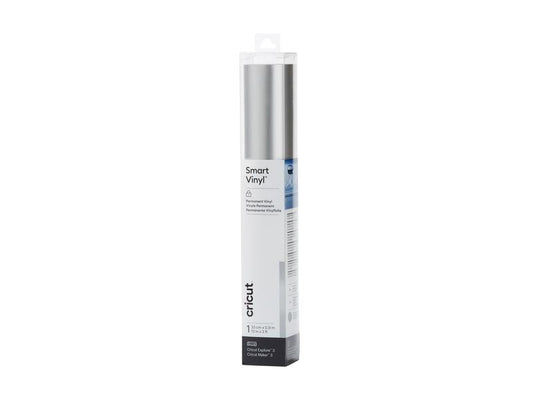 Cricut Film de vinyle Smart Matt-Metallic Permanent 33 x 91 cm, argent