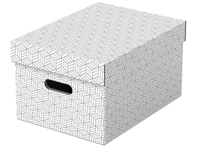 Leitz Boîte de rangement Esselte Home M Moyen, 3 pièces, Blanc