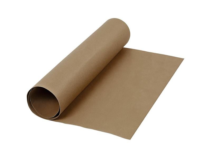 Creativ Company Papier similicuir Rouleau, 350 g, 1 pièce, brun foncé