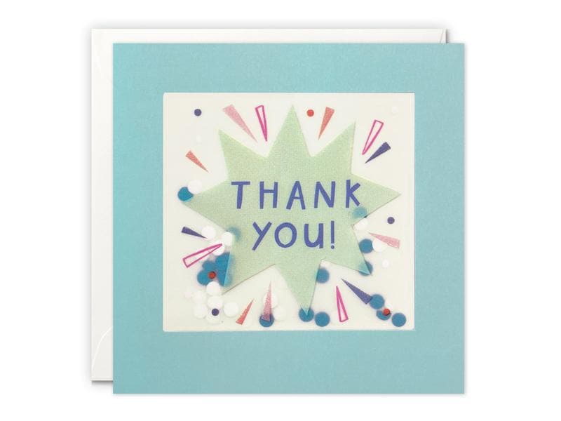 Cart Carte de remerciement Thank you 12.5 x 12.5 cm