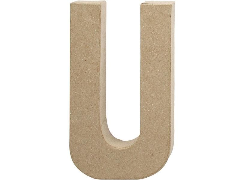 Creativ Company Lettre en carton U 20.5 cm