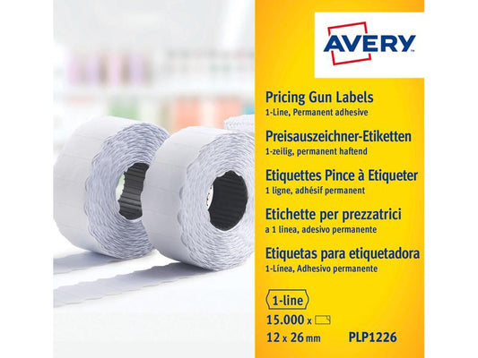 Avery Zweckform Étiquette de prix Permanent 26 x 12 mm, 15000 pièces