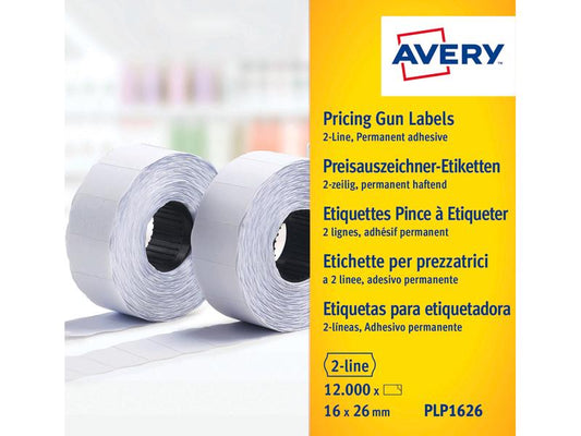 Avery Zweckform Étiquette de prix Permanent 26 x 16 mm, 12000 pièces