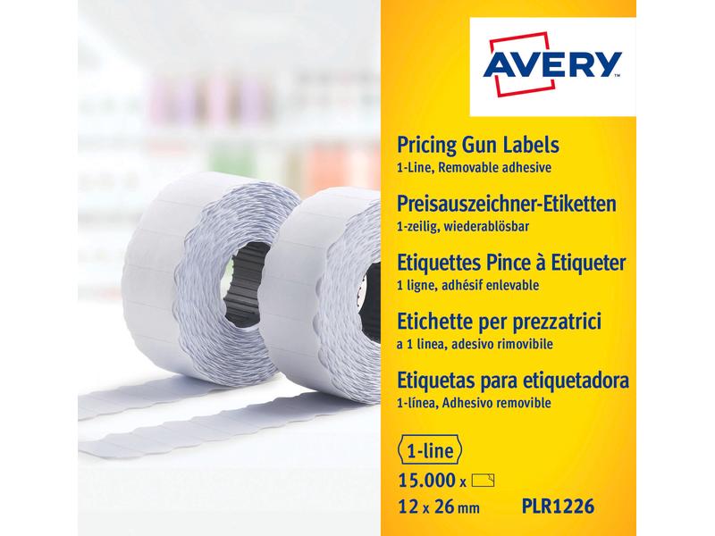 Avery Zweckform Étiquette de prix Détachable 26 x 12 mm, 15000 pièces