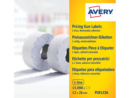 Avery Zweckform Étiquette de prix Détachable 26 x 12 mm, 15000 pièces