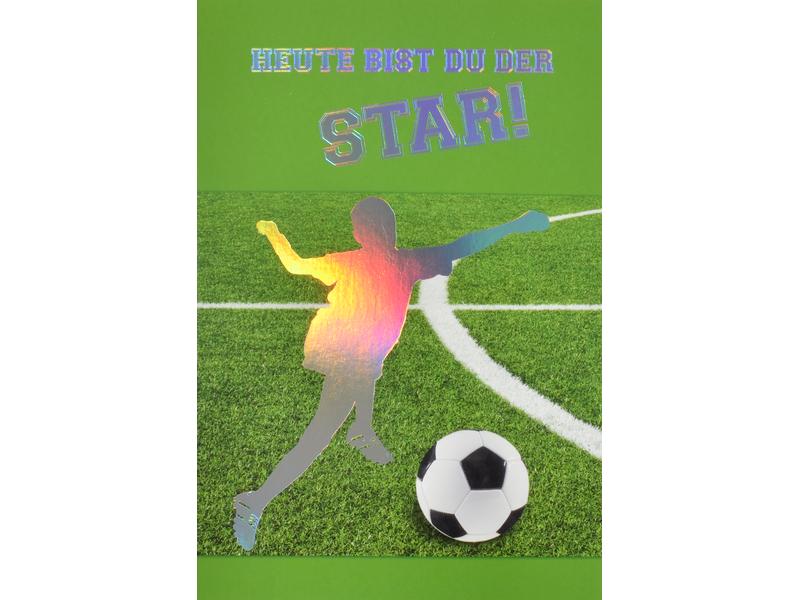 ABC Carte de félicitations Football B6