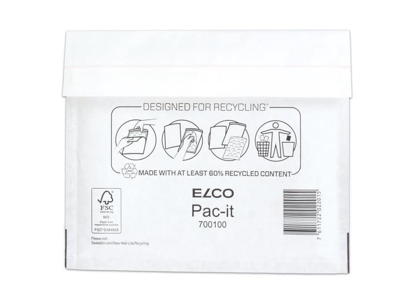 ELCO Pochette rembourrée à bulles d’air 20 x 17 cm 100 pièces