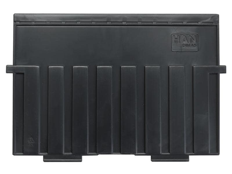 HAN Boîte à fiches Plaque d'appui transversale A5, Noir