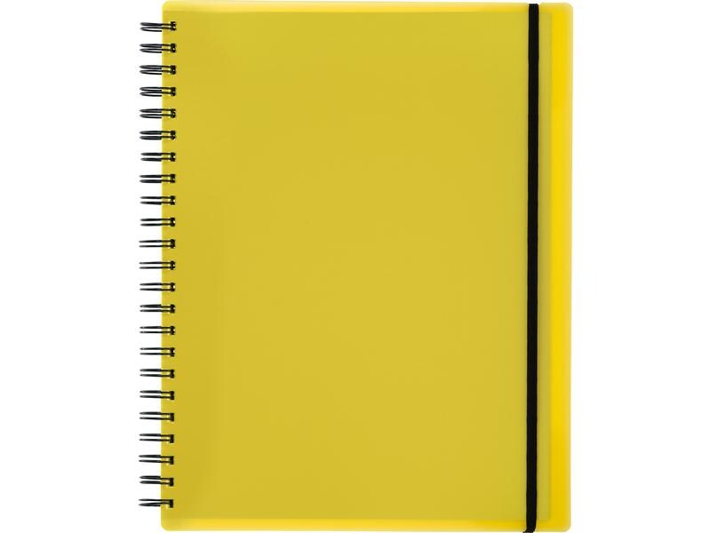 Kolma Carnet de notes Easy A4, À carreaux, Jaune