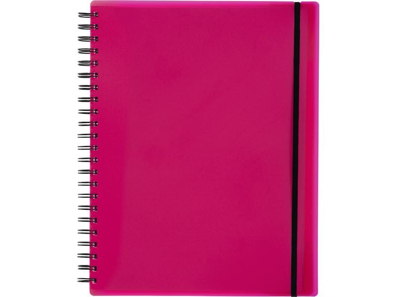 Kolma Carnet de notes Easy A4, À carreaux, Berry