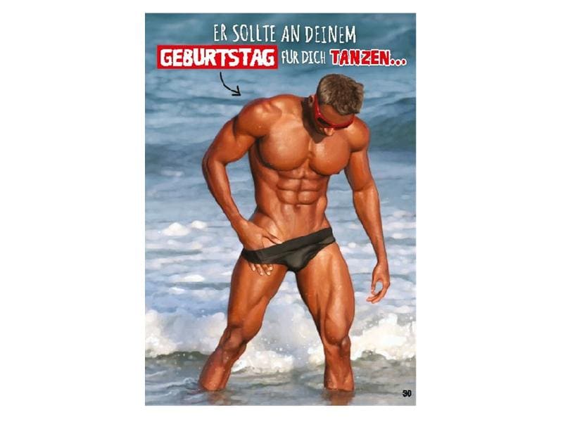 Depesche Carte musicale mobile anniversaire, il devrait danser pour toi