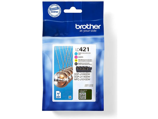 Brother Encre LC421VAL BK, C, M, Y