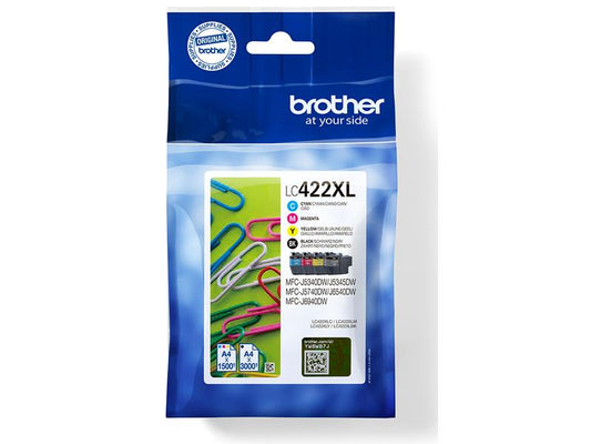 Brother Value Pack LC-422XL noir/Cyan/Magenta/Yellow