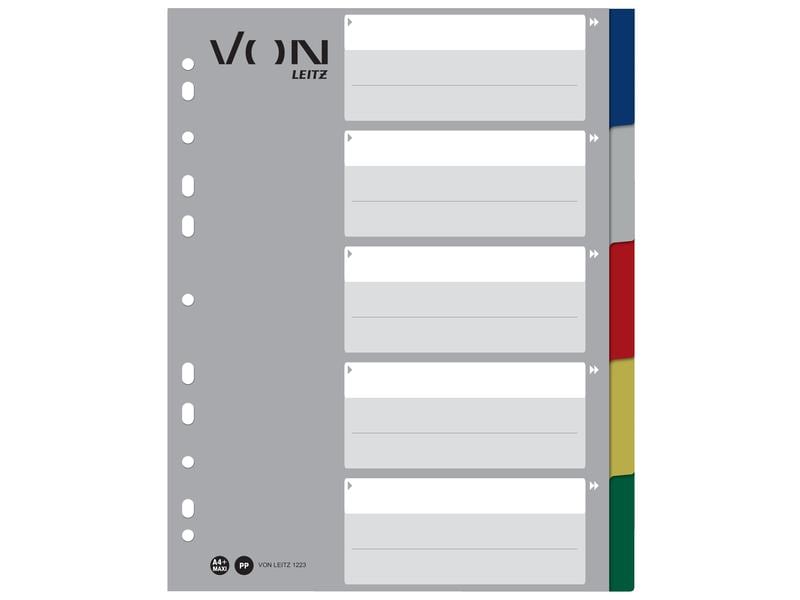 VON Registre En blanc, A4, 1-5