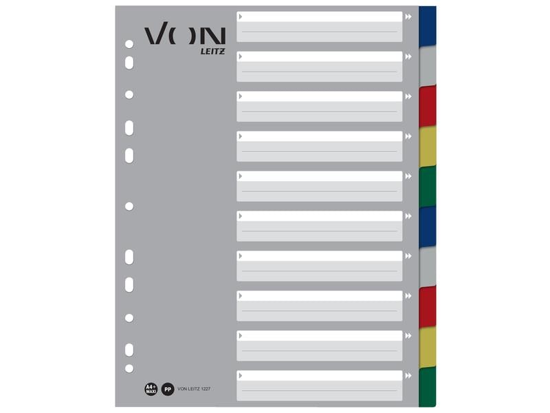 VON Registre En blanc, A4, 1-10