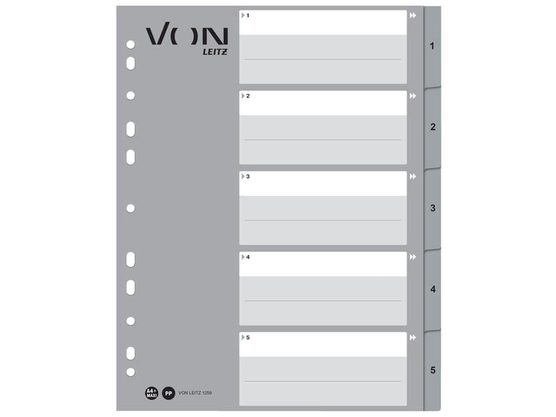 VON Registre A4, 1-5