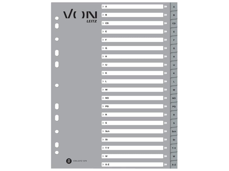 VON Registre A4, A-Z