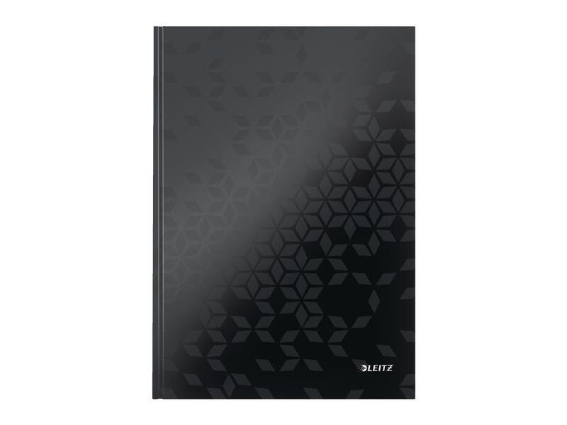 Leitz Bloc-notes WOW A4, À lignes, Noir