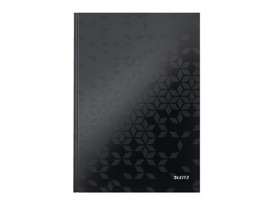 Leitz Bloc-notes WOW A4, À lignes, Noir