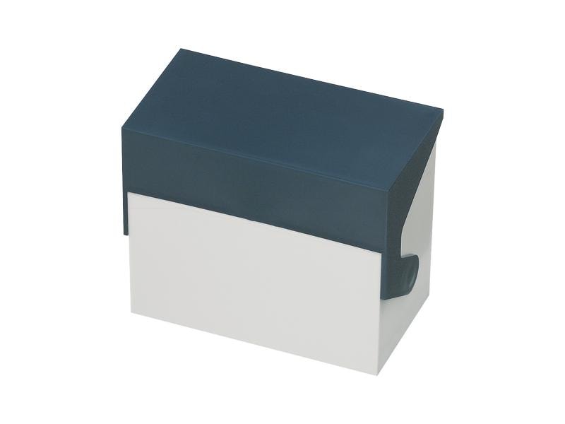 Styro Boîte à fiches Caset A6 en travers, Bleu/Blanc