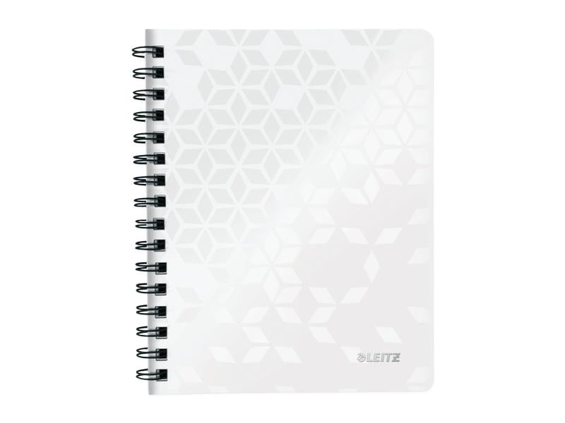 Leitz Carnet de notes WOW College A5, À lignes, Blanc