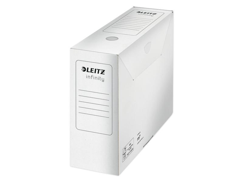 Leitz Boîte d’archivage Infinity 100 mm, Blanc