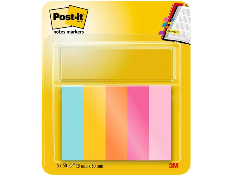 Post-it Fiche de bloc-notes Collection Beachside, 15 x 50 mm