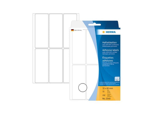 HERMA Étiquettes multi-usage 3.2 x 8.2 cm, 192 étiquettes