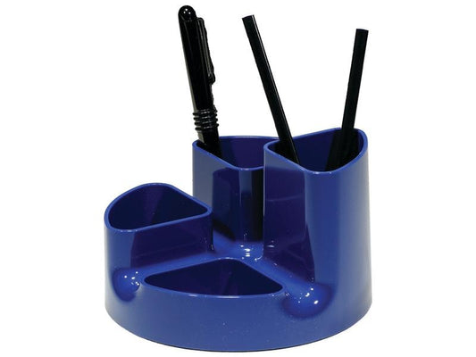 Arlac Pot à crayons Circle Bleu royal