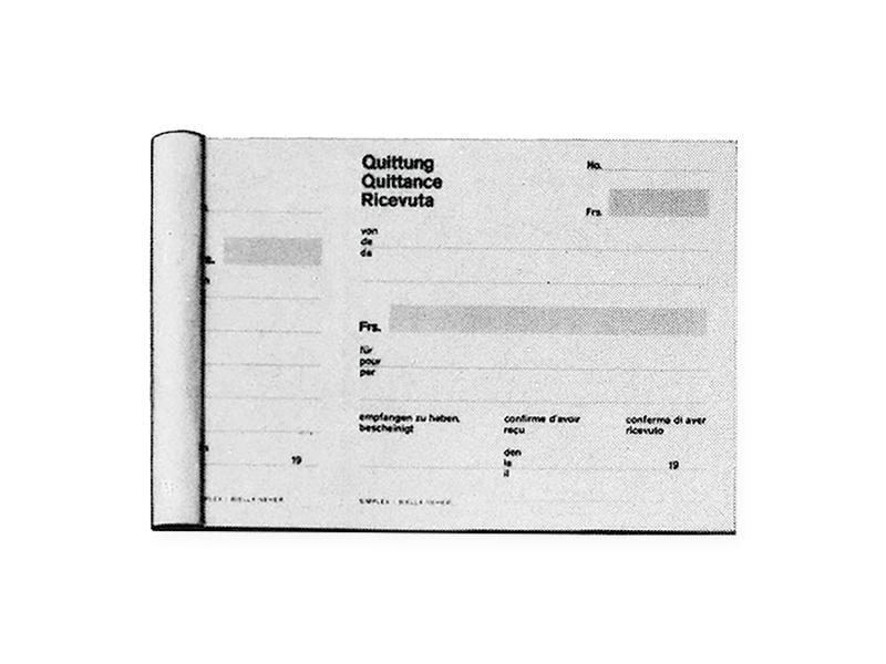 Simplex Bloc autocopiant 50 feuilles, reçus sans copie